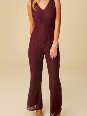 Altar'd State Plum Jumpsuit